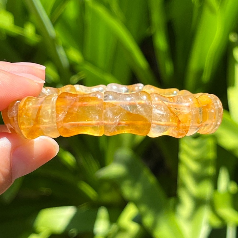 Stretchable‎ golden healer soft bangle